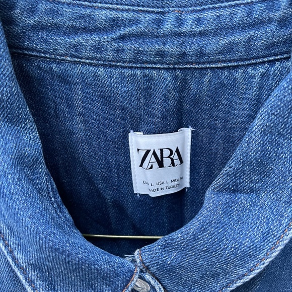 Zara Denim Dress - Picture 2 of 4